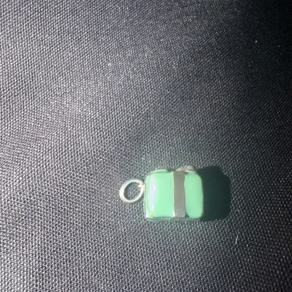 Authentic Tiffany & Co. Enamel Tiffany Gift Box Charm in Blue and Silver w/bag! - Picture 7 of 7